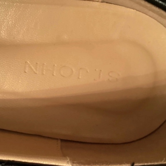 NWOB St. John Black & Tan Glory Quilted Flats - Sz 9.5 - Picture 4 of 5